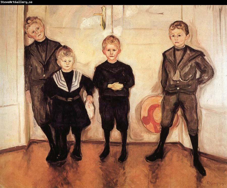 Edvard Munch Four Children
